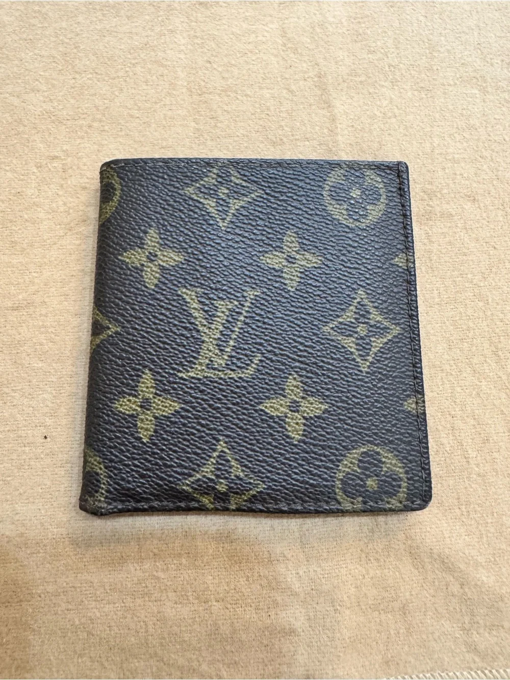 Authentic Louis Vuitton Monogram Canvas Men's Wallet - Brown